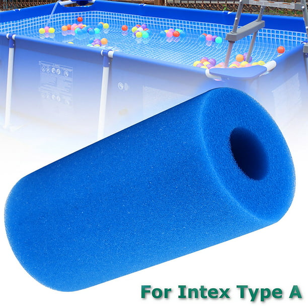 5X Washable Reusable Swimming Pool Filter Foam Sponge Cartridge For Intex Type A